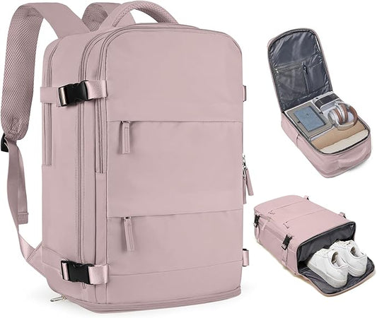 coofay Large Travel Backpack For Women Men Airline Approved Carry On Backpack Flight Approved Waterproof Sports Backpack Casual Daypack Hiking Backpack