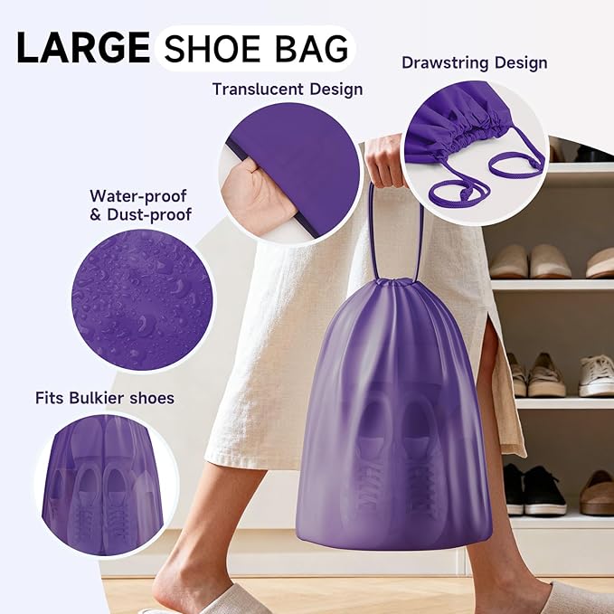 11 Set Packing Cubes for Travel, Gifts for Women Mom Kids, TSA Approved Bags for Makeup, Cosmetic, Toiletry, Suitcase Organizers for Checked Luggage, Cruise Essentials, Airplane Accessories, Purple