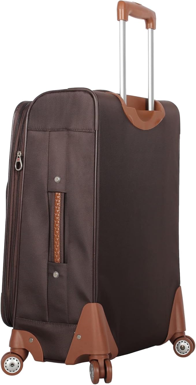 Pathfinder 28 Inch Luggage with Spinner Wheels Softside Expandable Large Suitcase