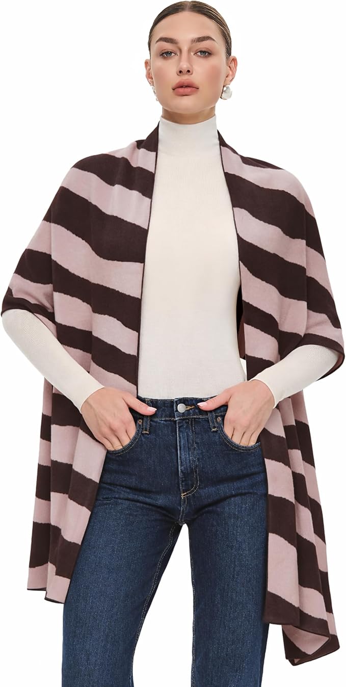 PULI Women's Pashmina Shawl Wraps for Evening Dress Large Scarf Blanket Long Wedding Bridal Winter Warm Shoulder Wrap