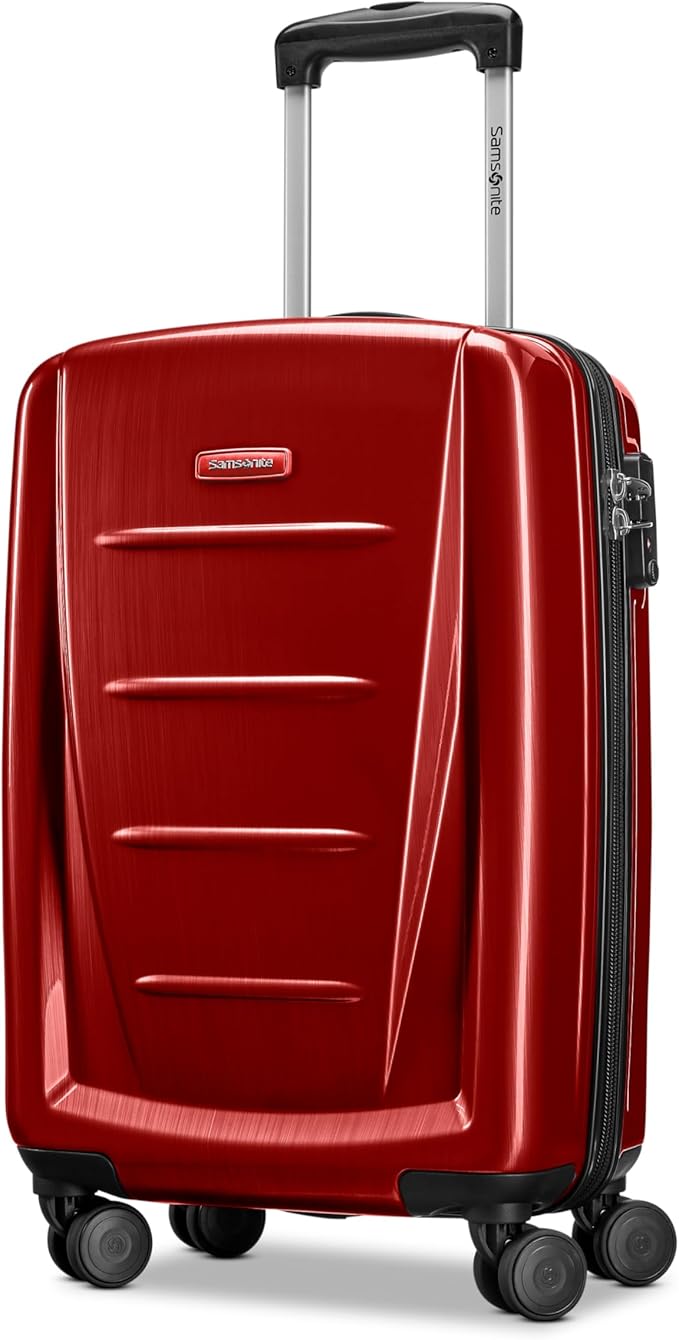 Samsonite Winfield 2 Hardside Luggage with Spinner Wheels, Burgundy, Carry-On 20-Inch