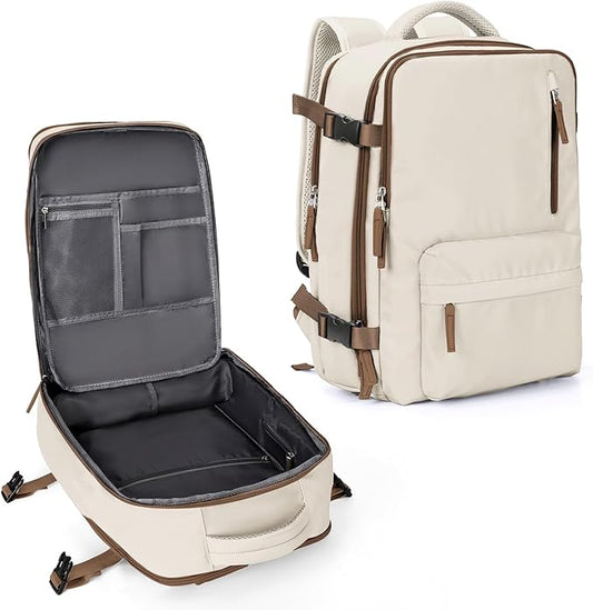 WONHOX Large Travel Backpack Carry on Flight Approved Laptop Work Business Backpack for Women Men Mochila de Viaje