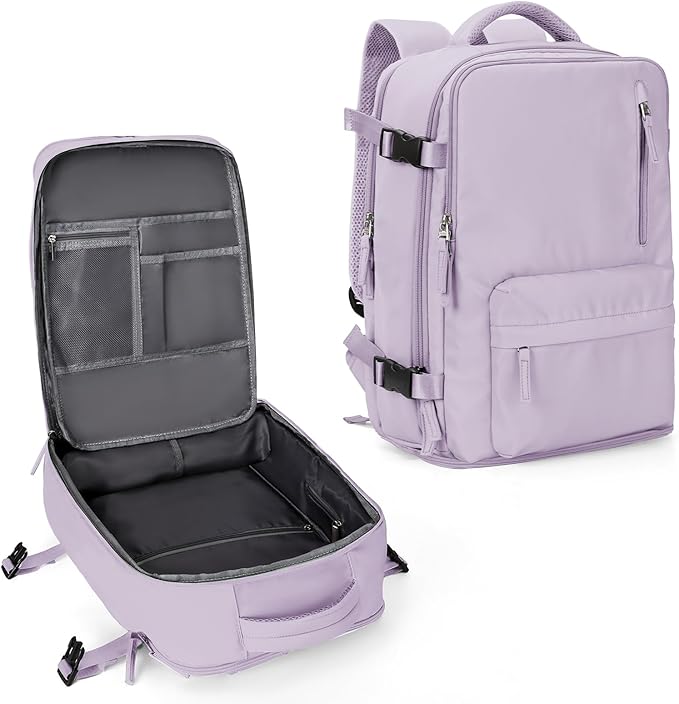 WONHOX Large Travel Backpack Carry on Flight Approved Laptop Work Business Backpack for Women Men Mochila de Viaje