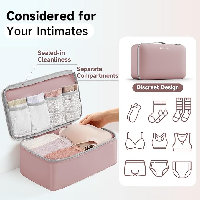 11 Set /9 Set Packing Cubes for Travel,Gifts for Women Mom Kids,TSA Approved Bags for Makeup, Cosmetic, Toiletry,Organizers for Suitcase Carry On,Cruise Essentials Airplane Accessories,Light Coral Red