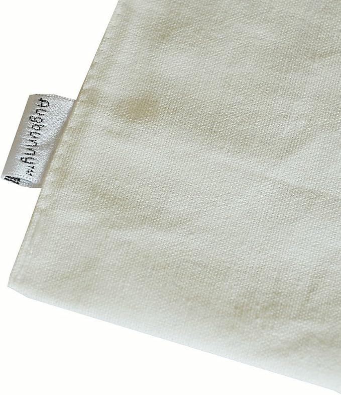 100% Cotton Canvas Travel Laundry Bag, 2-Pack