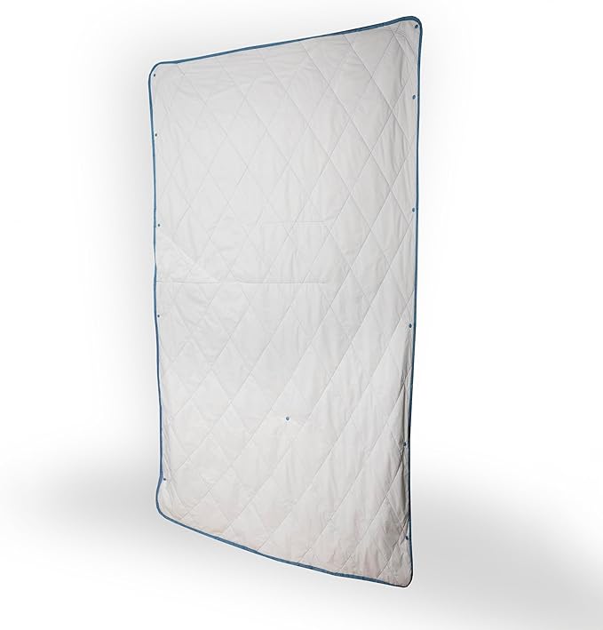 Gravel Layover Travel Blanket – Ultra-Light Compact Blanket for Camping and Outdoor Adventures - Down Alternative Portable Travel Blanket for Layovers & Road Trips (Polar)
