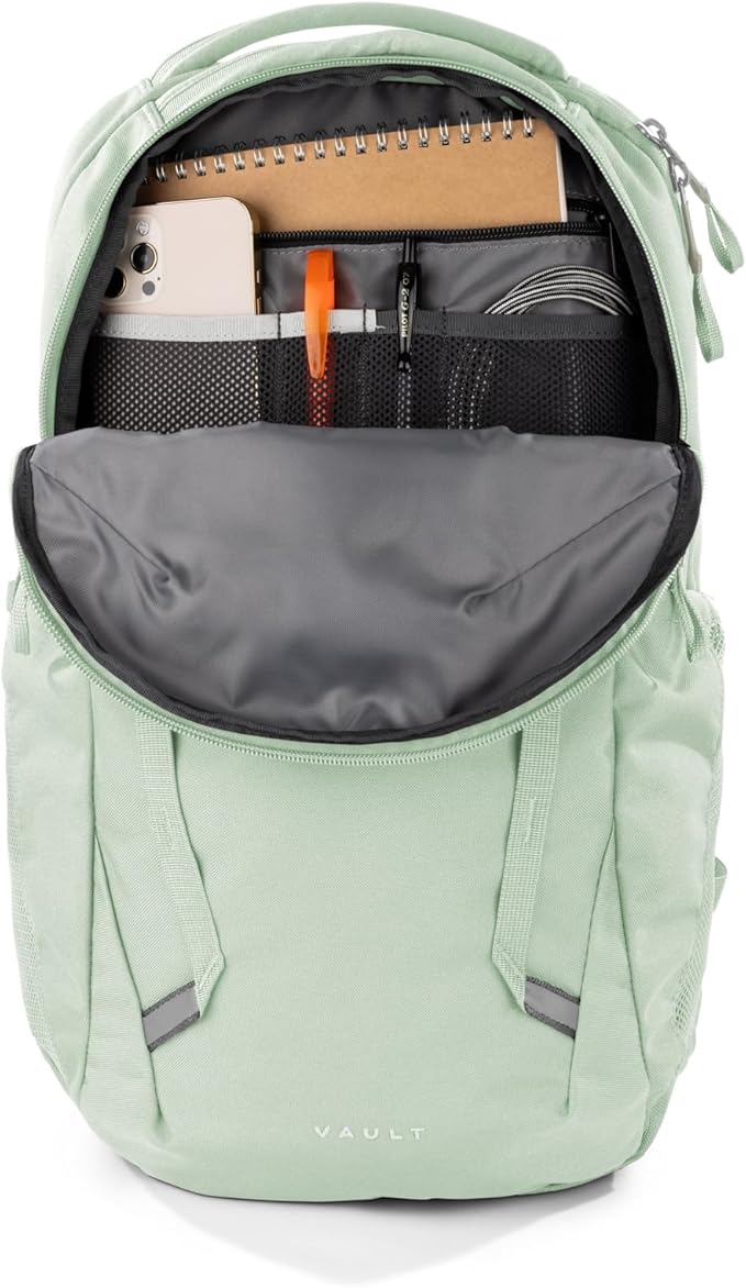 The North Face Women's Vault Everyday Laptop Backpack - PFAS Free, Misty Sage, One Size