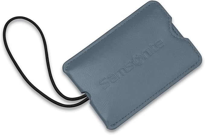 Samsonite 2-Pack Vinyl ID Tags, State Blue
