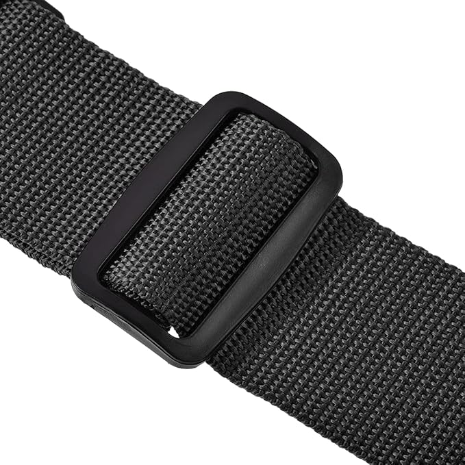 uxcell Luggage Straps Suitcase Belts with Buckle, Combination Lock, 2Mx5cm Adjustable PP Travel Packing Accessories, Black 2Pcs