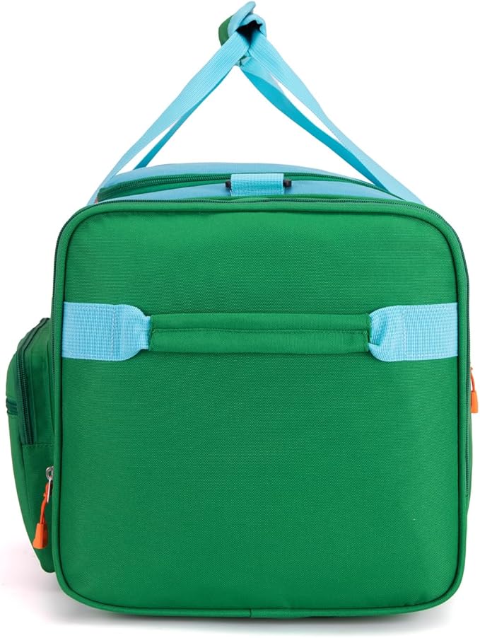 HawLander Large Kids Duffle Bag for Travel, Overnight, or Weekender, 22" inch (Green Yellow)