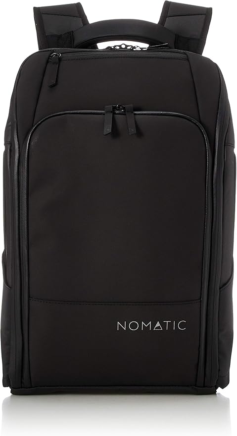 NOMATIC 20L Travel Pack - Mens Travel Backpack - Expandable to 30L - Water Resistant Daypack - TSA-Ready - Lightweight Business Traveling Backpack for Men - 16" Laptop Compartment
