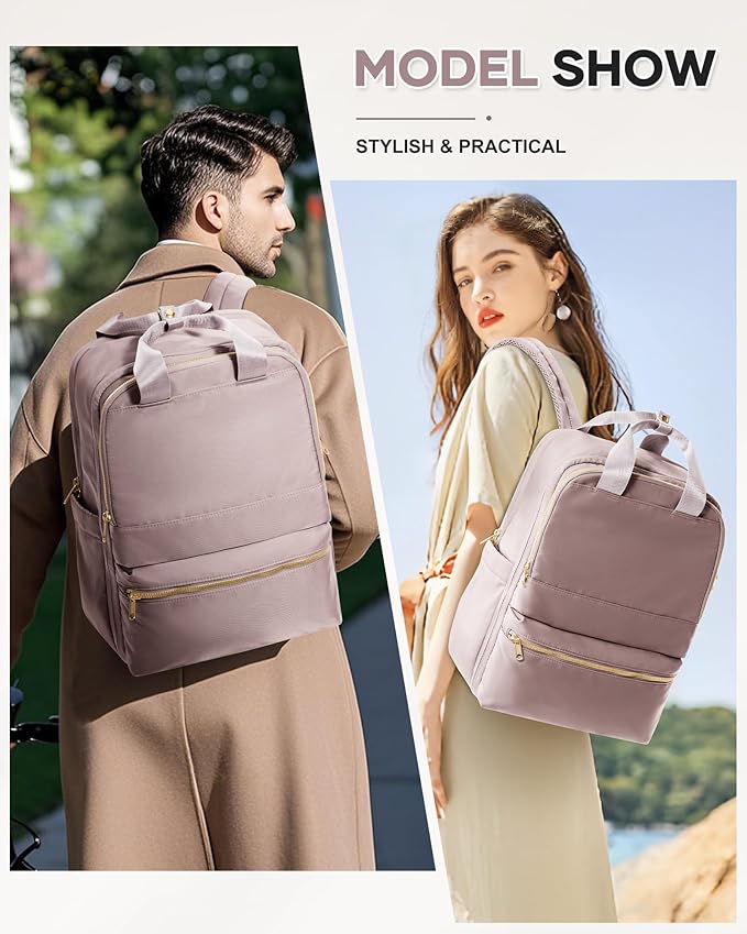 wepadre Carry On Backpack For Women Men Flight Approved Waterproof Travel Backpack With Laptop Compartment Personal Item Bag For Airlines Anti Theft Gym Backpack Casual Daypack Backpacks