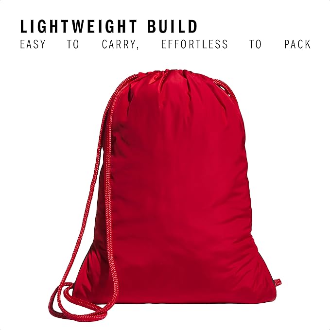 adidas Alliance Sackpack – Drawstring Backpack for Sports, Small Gym Bag