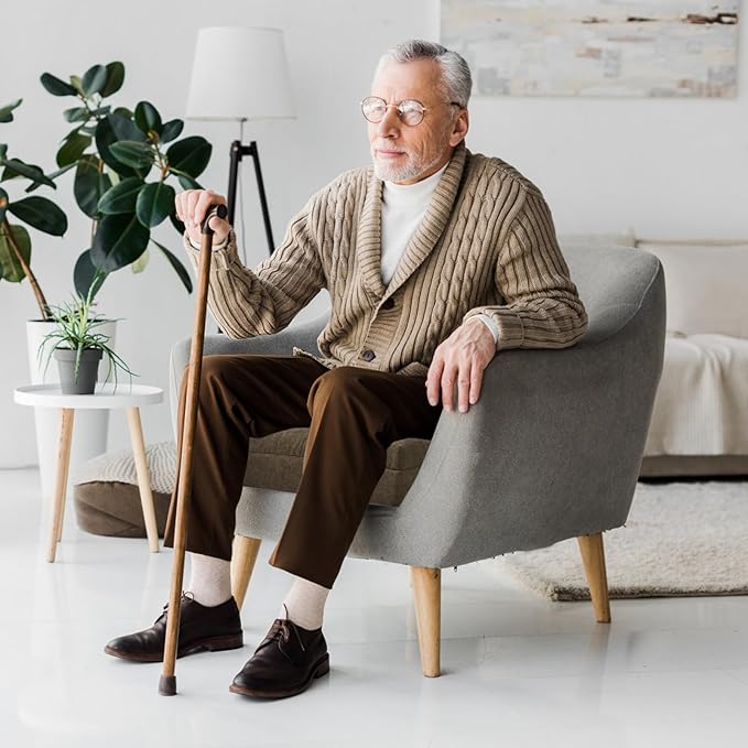 TANYOO Recliner Cushion for Elderly - Patented Dual Seat Cushion for Sagging Recliner Replacement Booster Cushion for Easy Get Up from Chair, Sofa & Couch, Relieves Long-Sitting Pain 20x20x4 Brown
