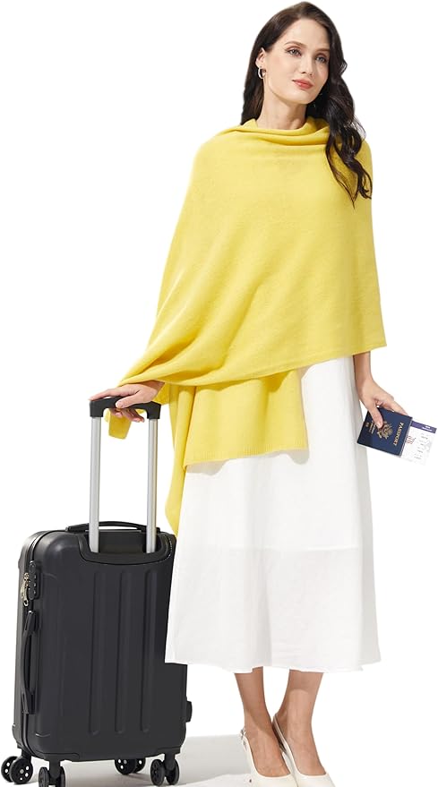 Soft Cashmere Blend Wrap Chic Scarf Stole for Women Wayfarer Travel Extra Large 87"x28"