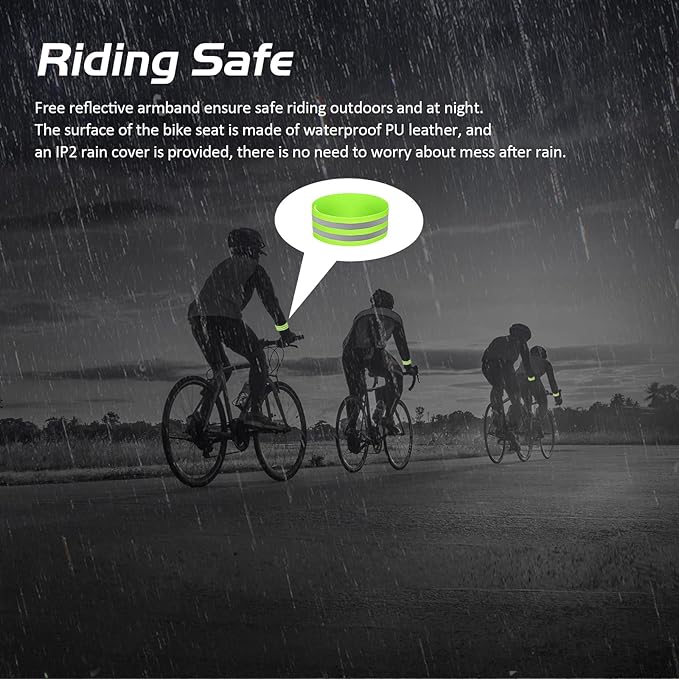 Bicycle Seat, Bike Seat for Women Men Extra Comfort Wide, Oversized Comfortable Seats Saddle for Peloton Bikes, Fit for Exercise Bikes, Electric Bikes, Mountain Bikes, Cruiser Bikes