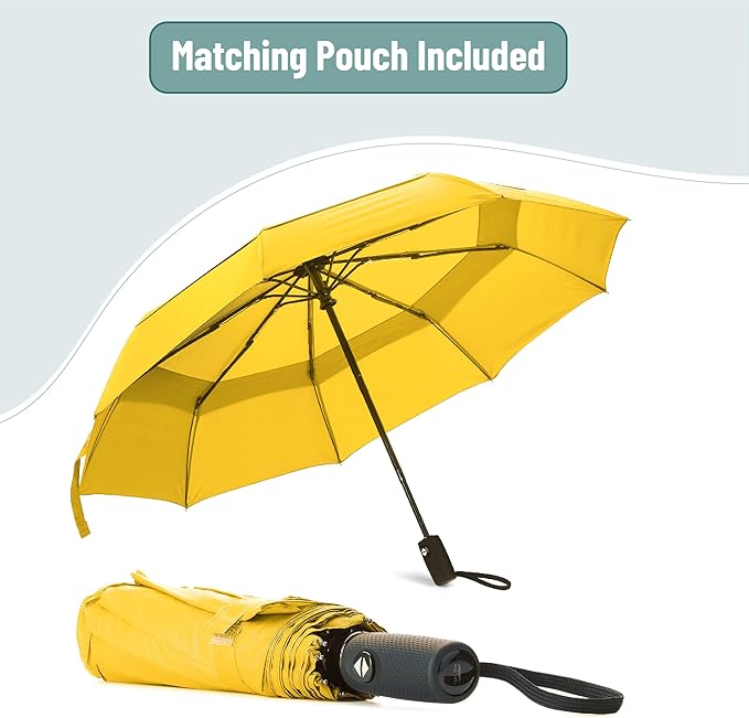 Mr. Pen- Windproof Travel Umbrella, Automatic Umbrellas for Rain, Compact