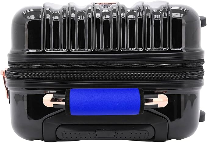 Neoprene Luggage Handle Wrap Fluorescent Colors Luggage Identifiers/Tags/Marker (Blue)