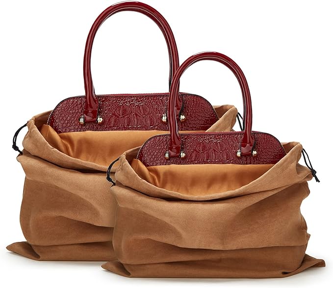 LAKE OF FIRE Dustproof Storage Bags with Drawstring Closure, 2-Piece Set – Multi-Purpose Protective Pouches for Handbags, Purses, Shoes, and Boots