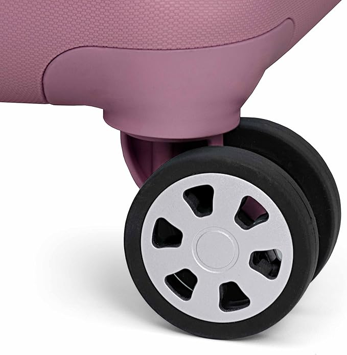 Traveler's Choice Pagosa Hardshell Expandable Luggage with Spinner Wheels, Mauve, 26-Inch Medium