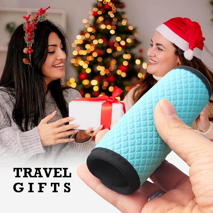 Luggage Handle Wrap for Suitcase/Carry On/Backpacks-Neoprene Luggage Handle Wraps Bright Luggage Identifiers/Tags/Spotter/Markers Travel Accessories/Essentials-Aqua
