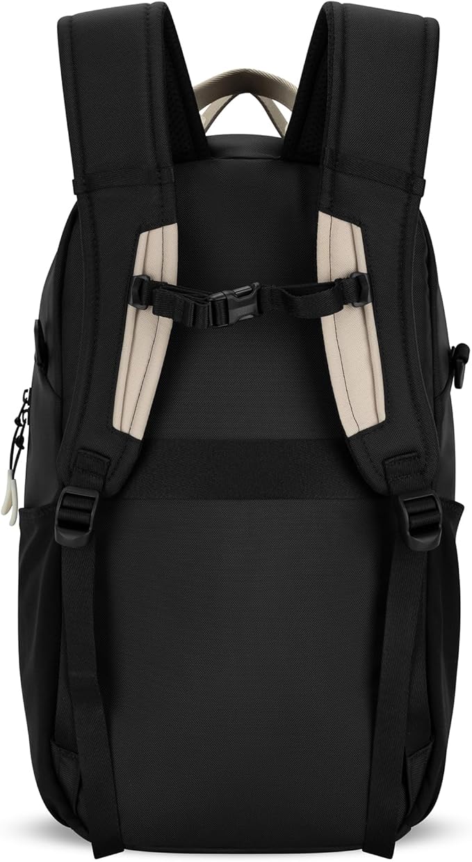 Sherpani Camden, Convertible Backpack, 3 in 1 Tote Bag, Crossbody Bag, Cross Body Purse, 18L Travel Backpack, Travel Gifts for Women, RFID Protection, Fits 13” Laptop (Con Leche Classic)