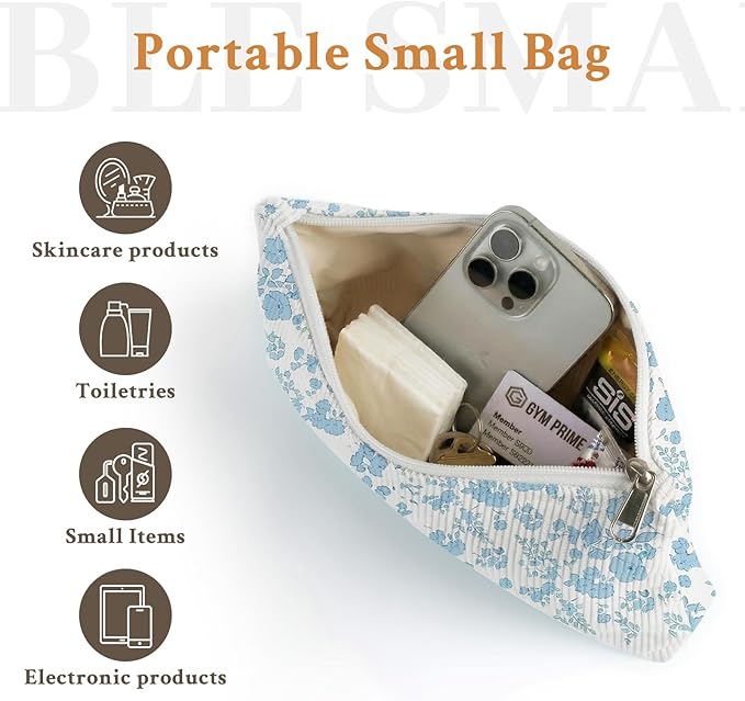 2PCS Cute Gym Bag for Girls, Corduroy Duffle Bag with Wet Pocket & Shoe Compartment and item bag, Duffle Bag for Travel, Sports, Fitness & Workout