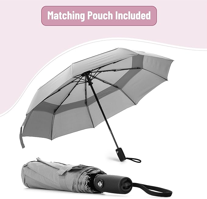 Mr. Pen- Windproof Travel Umbrella, Automatic Umbrellas for Rain, Compact