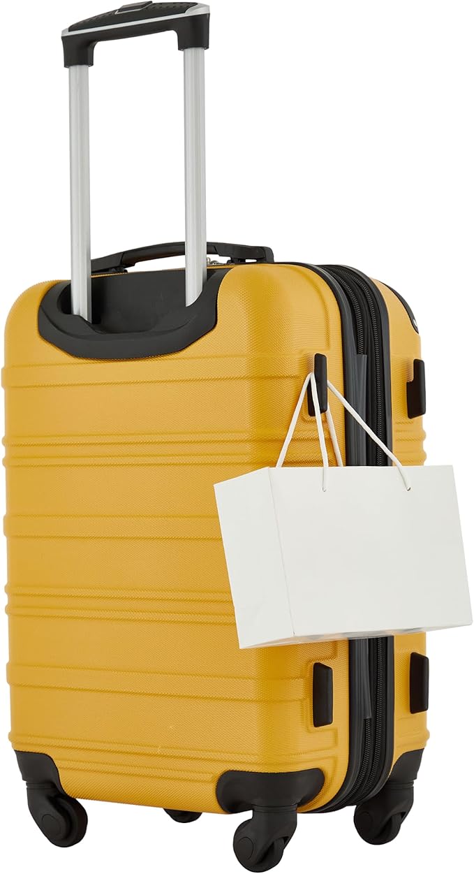 Travelers Club Phoenix Luggage, Gold Rod, 22-Inch Carry-On