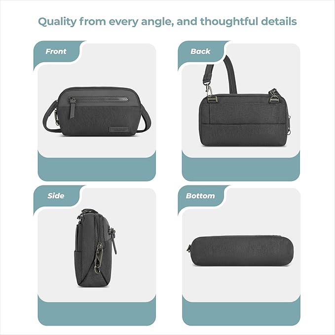 Travelon Anti-Theft Metro Convertible Small Crossbody Bag