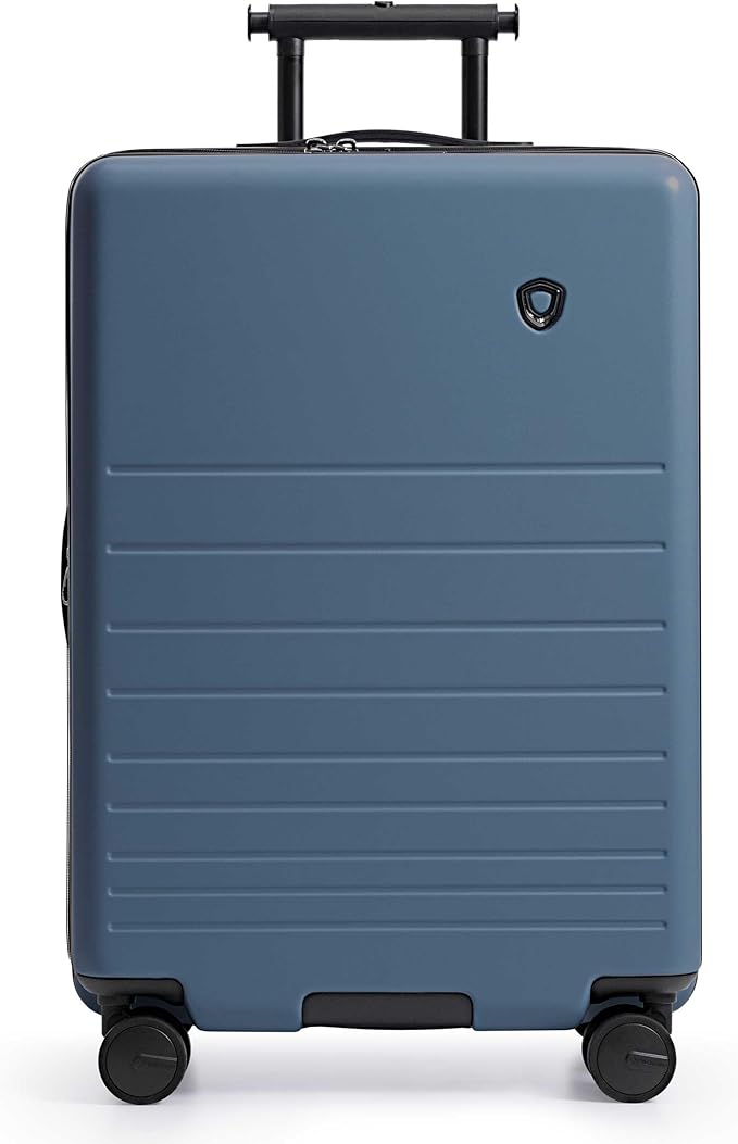 Traveler's Choice Markham Hardside Expandable Luggage with Hinomoto Spinner Wheels, 26-Inch Medium, Navy