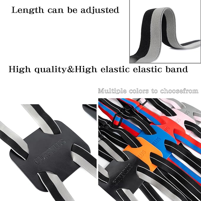 Luggage Straps Bag Bungees for Add a Bag Easy to Travel Suitcase Elastic Strap Belt (Gray/Black 1pcs)