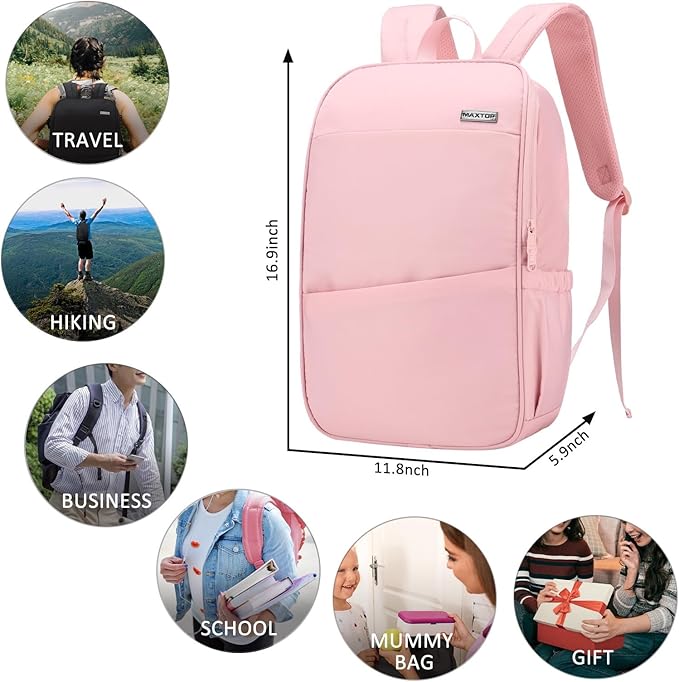 MAXTOP Deep Storage Laptop Backpack Business Anti-theft Backpacks[Water Resistant] College Computer Bookbag Fits 16 Inch Laptop