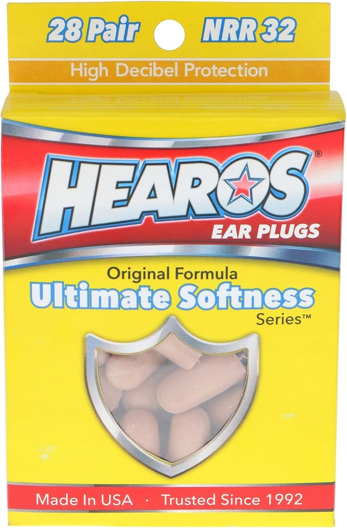 HEAROS Ultimate Softness Series Ear Plugs 28 Pair