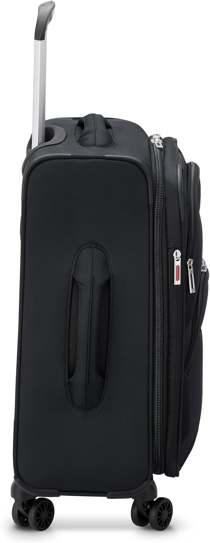 DELSEY PARIS Sky Max 2.0 Softside Expandable Luggage with Spinner Wheels, Black, Carry-on 21 Inch