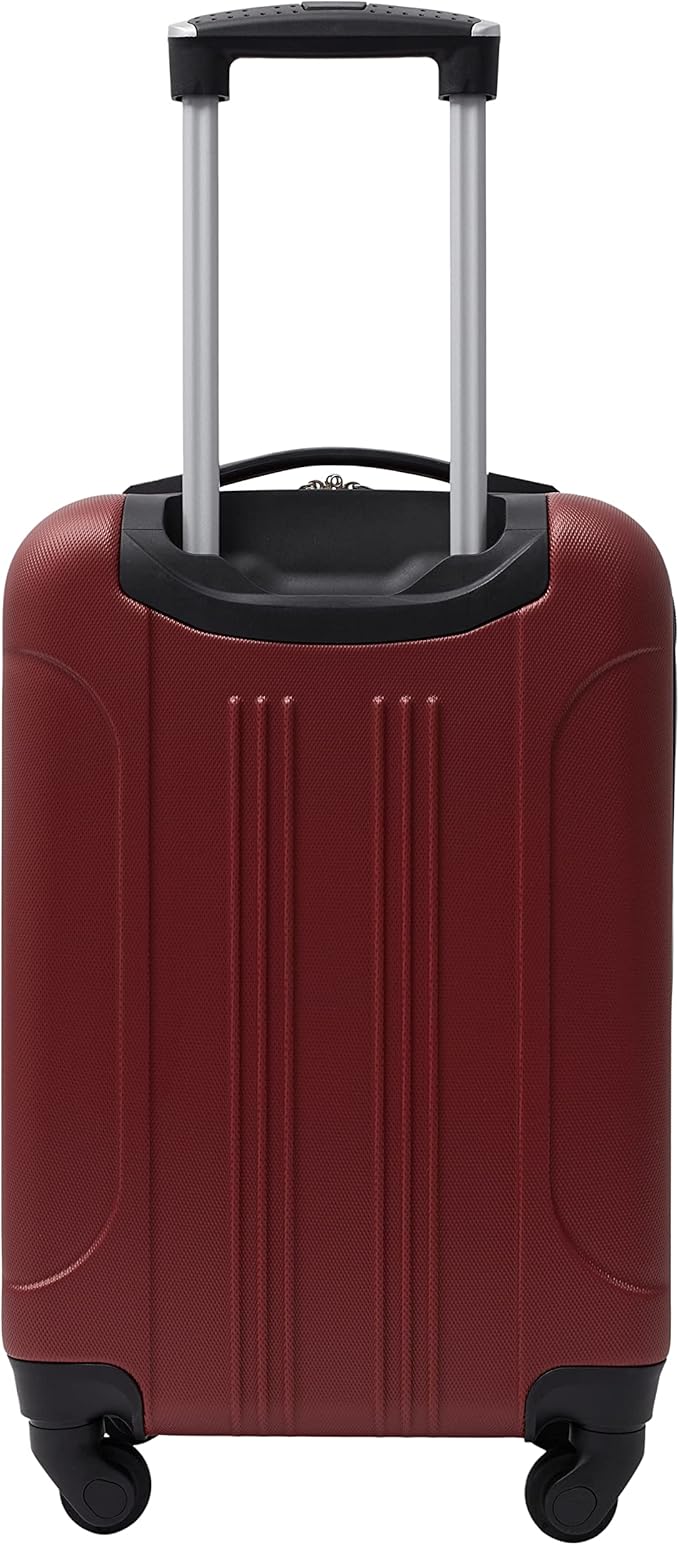 Travelers Club Cosmo Luggage, Rhubarb Red - 20 Inch, 20-Inch