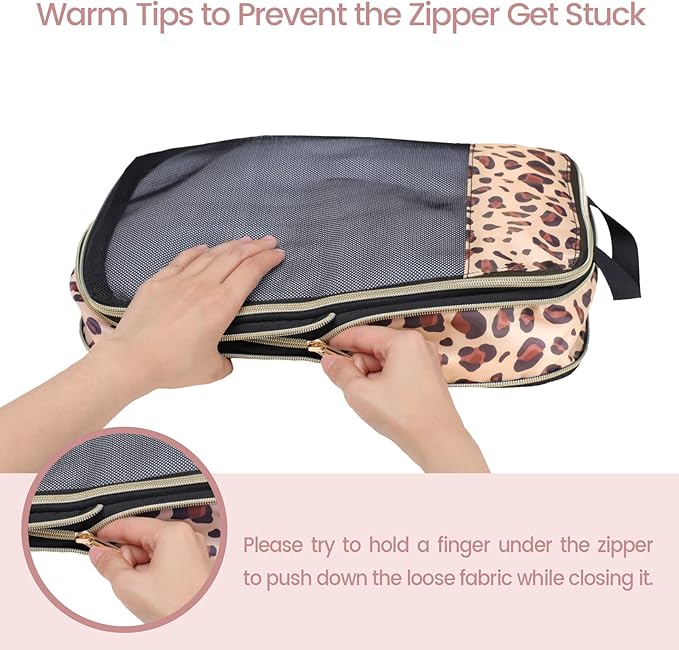 Cambond Compression Packing Cubes for Travel - Lightweight Expandable Travel Bags Luggage Organizers Travel Essentials Compression Cubes for Travel Space Saver for Carry on Suitcases Organizer