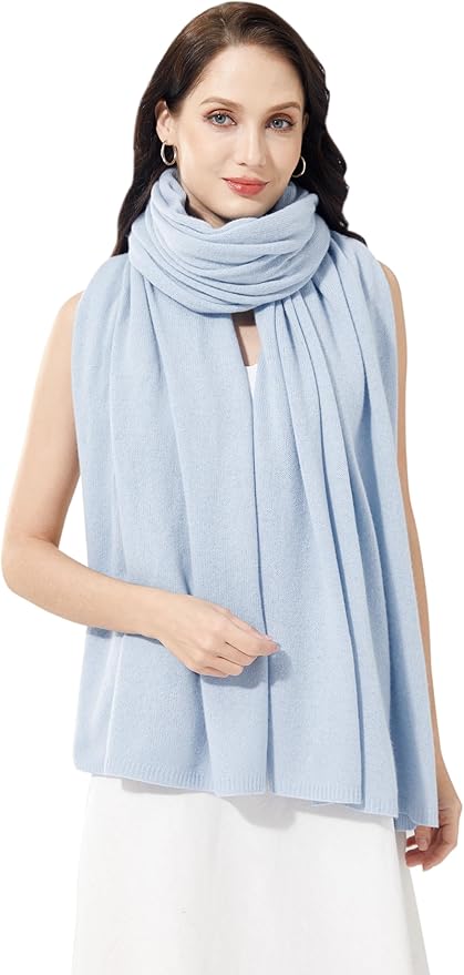 Soft Cashmere Blend Wrap Chic Scarf Stole for Women Wayfarer Travel Extra Large 87"x28"