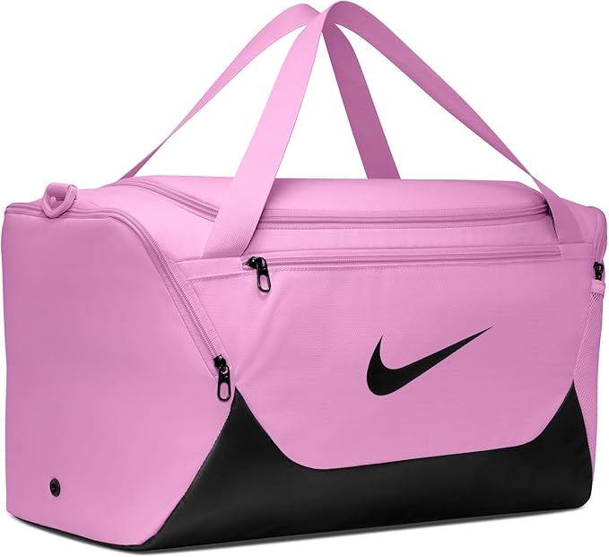 Nike Brasilia Duffel (Small), Light Magenta/Black/Black, MISC