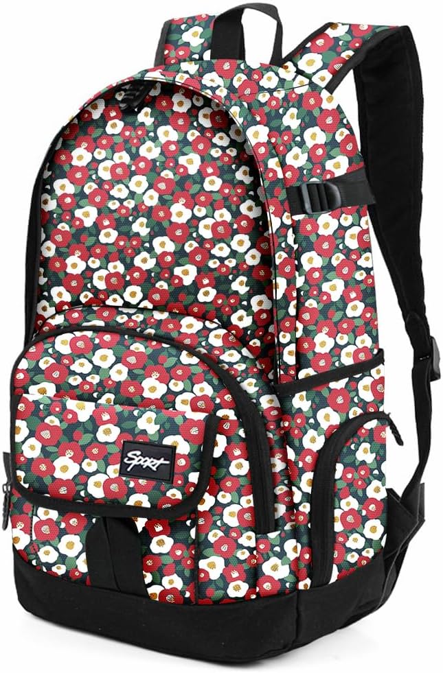 rickyh style School Backpack Travel Bag for Men & Women Lightweight College Back Pack with Laptop Compartmen