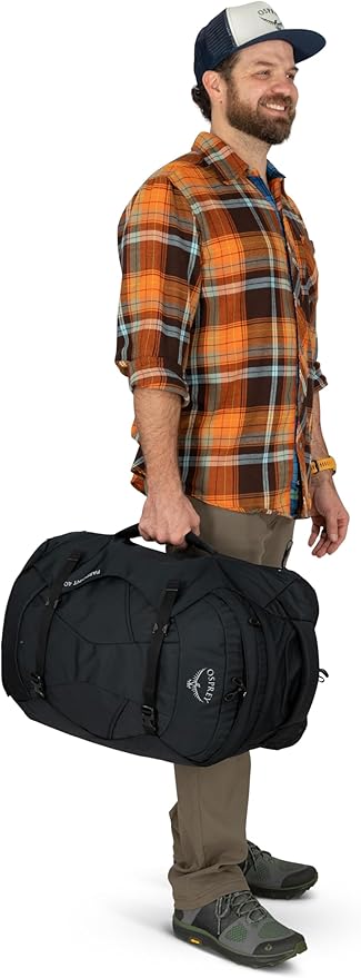 Osprey Farpoint 40L Men's Travel Backpack, Black