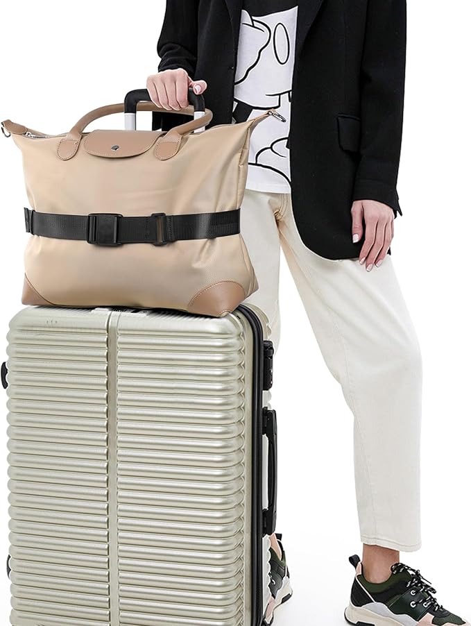 Travel Inspira Magnetic Quick-Release Travel Belt for Luggage Strap - Hands-Free, Lightens Load, Secures Multiple Bags, Adjustable & Lightweight for Effortless Travel