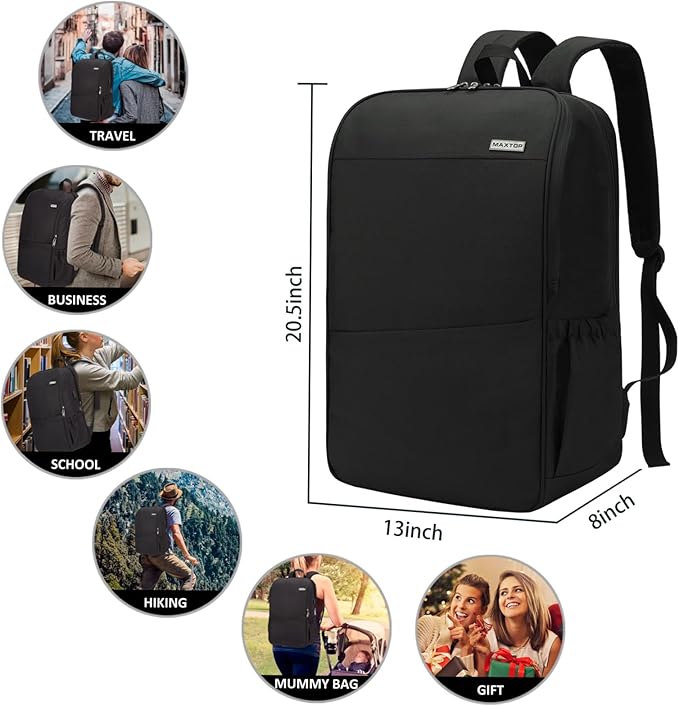 MAXTOP Travel Laptop Backpack Business Anti-theft Backpacks[Water Resistant] College Bookbag Fits 18.4 Inch Laptop