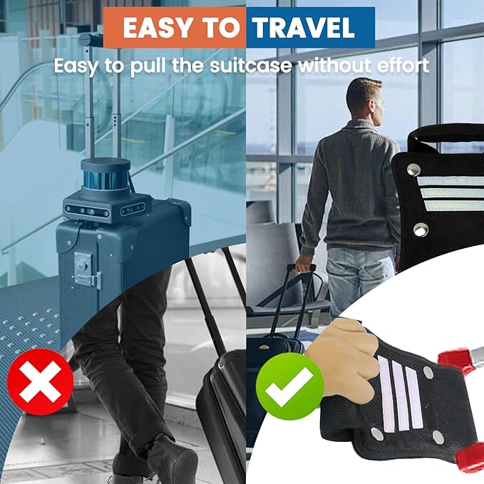 Convenient Luggage Handle Extender for Your Short & Wide Luggage Handle, Great Extension for Your Carry On