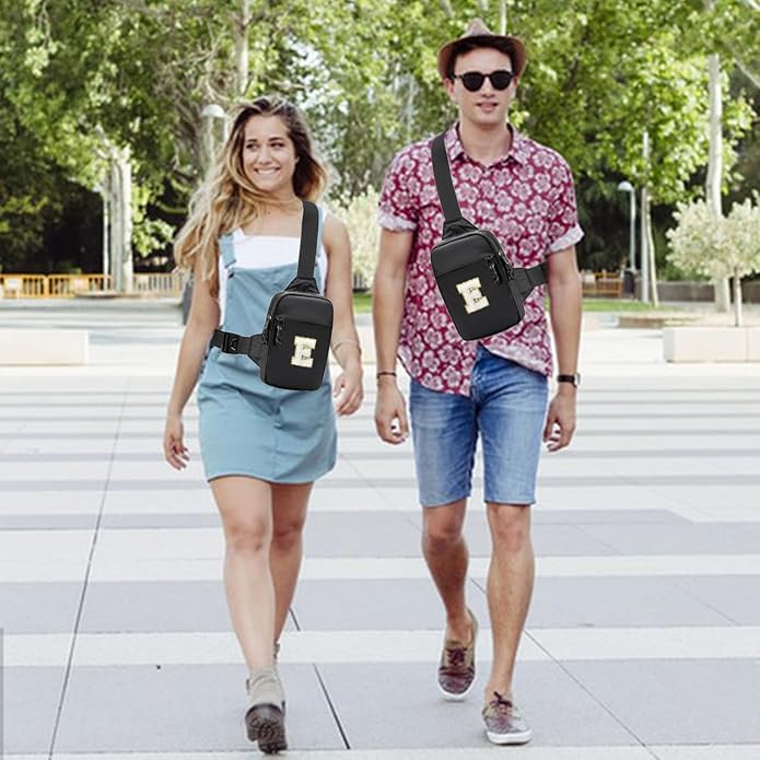 Mini Sling Bag for Men Crossbody,Small Chest Bag Casual Trendy Waterproof Lightweight Phone Crossover Daypack