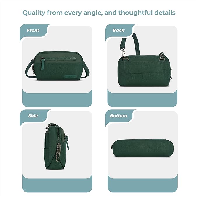 Travelon Anti-Theft Metro Convertible Small Crossbody Bag