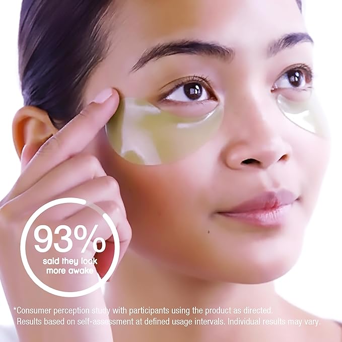 Pixi DetoxifEYE 2-Pack | Depuffing Hydrogel Under-Eye Patches|Cucumber, Gold & Caffeine for Puffy Eyes and Dark Circles | 2 Boxes, 60 Pairs, 120 Patches