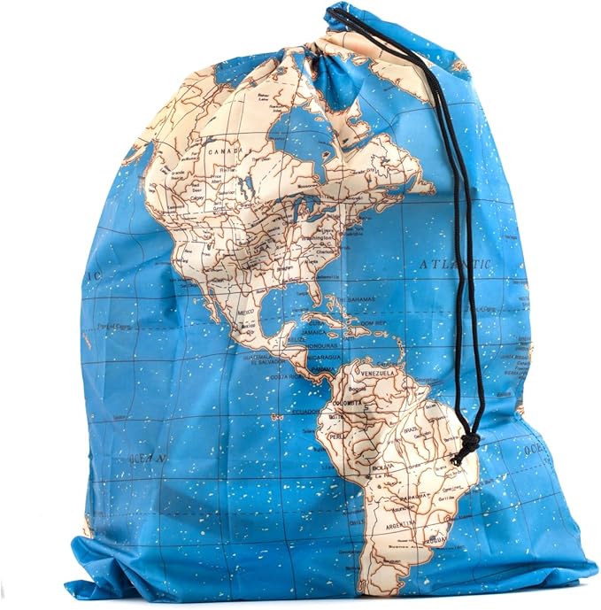 Kikkerland Around The World Travel Bags, Set of 4