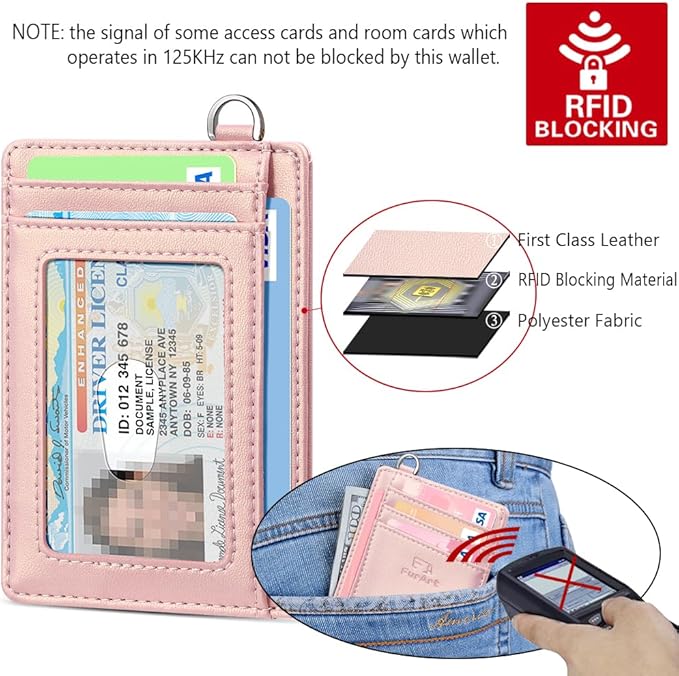 FurArt Slim Minimalist Wallet, Front Pocket Wallets, RFID Blocking, Credit Card Holder for Men