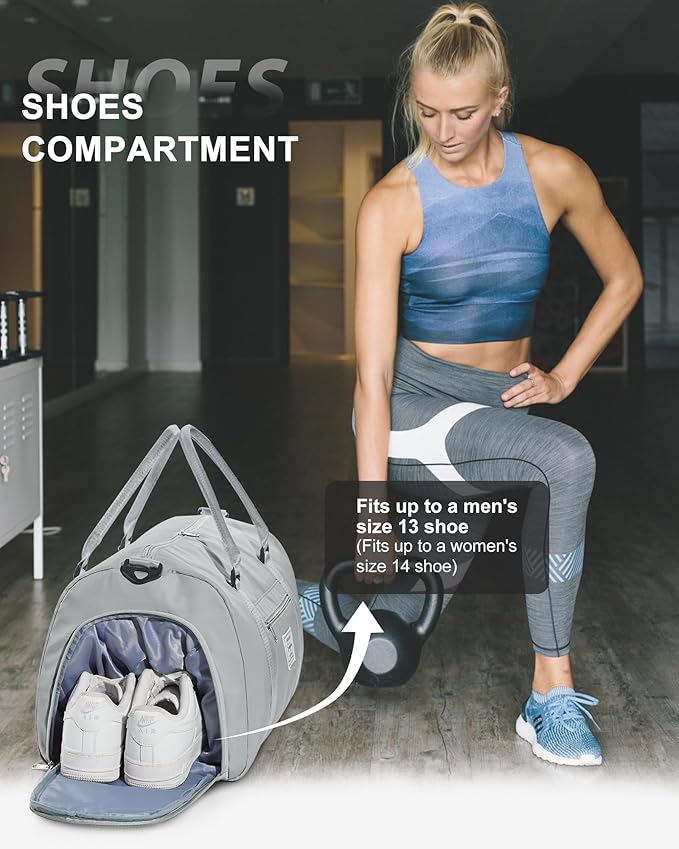 Gym Bag Womens,Travel Duffel Carry on Bag Sport Tote Bag Weekend Overnight Bag